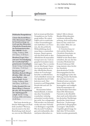 Die Politische Meinung, Nr. 471, Februar 2009, S. 54-55
